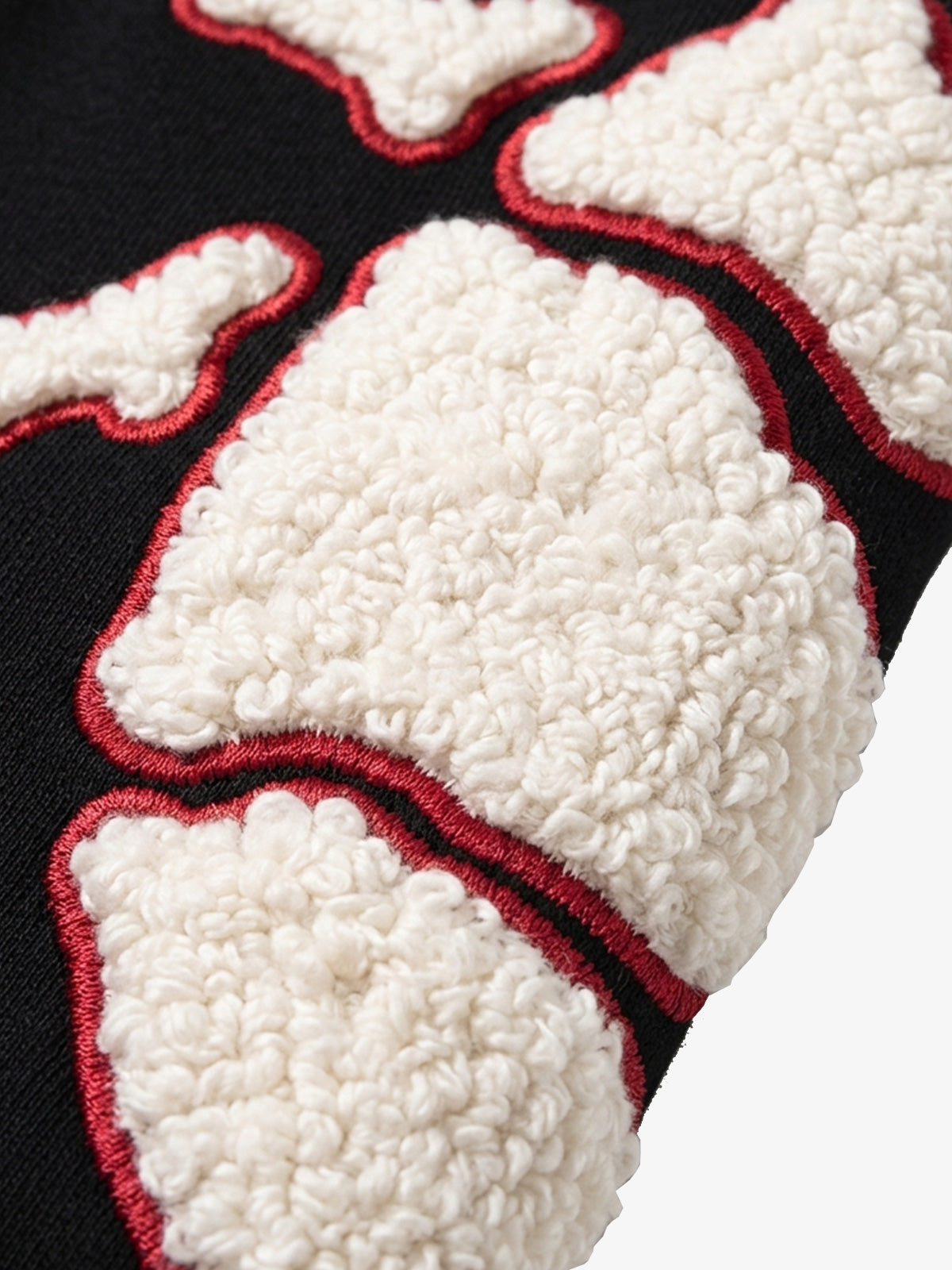 Skeleton Scorpion Terry Embroidered Hoodie & Wide-Leg Sweatpants Set