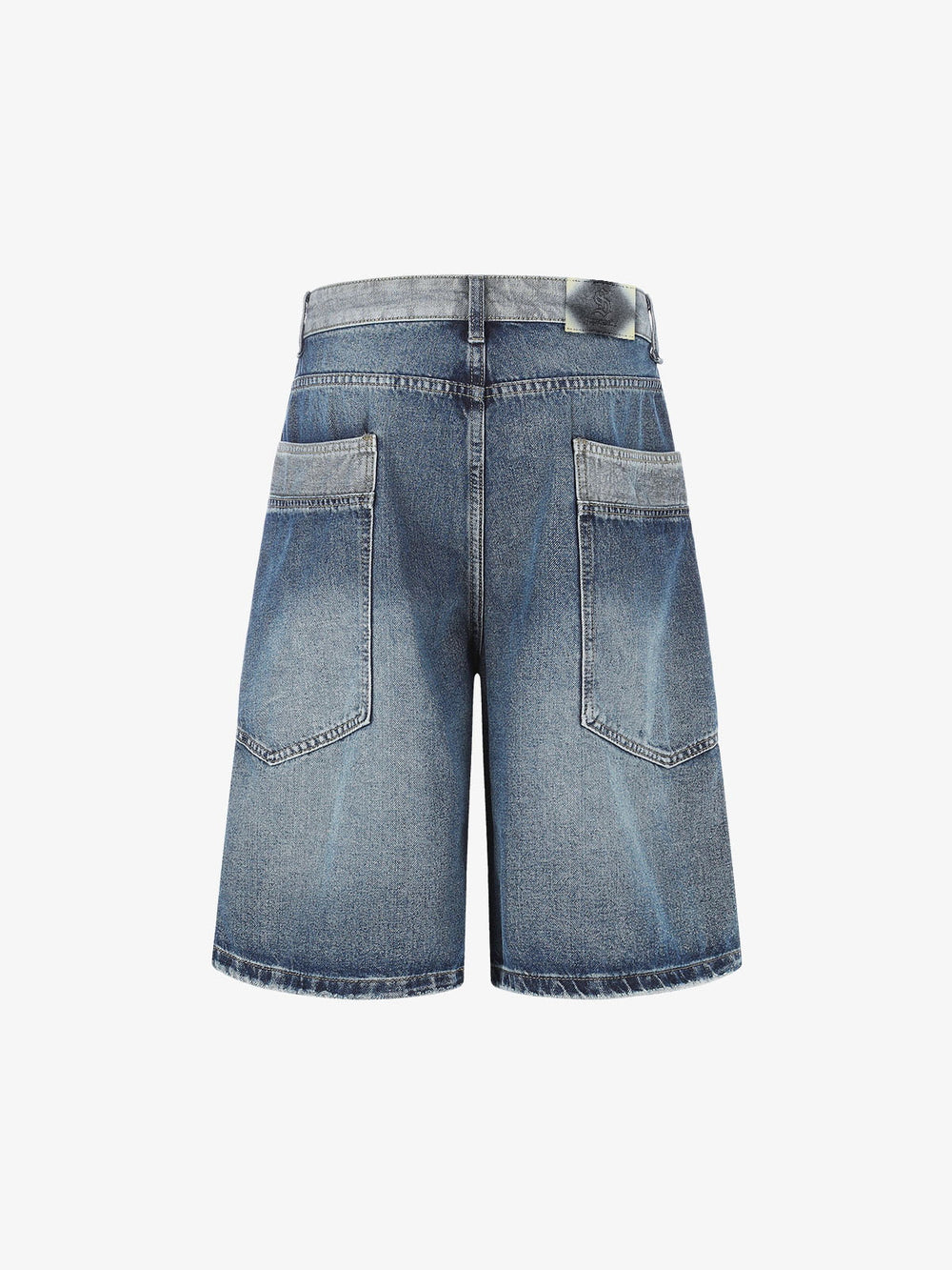 Arbeitskleidungs-Shorts mit Farbblockmuster
