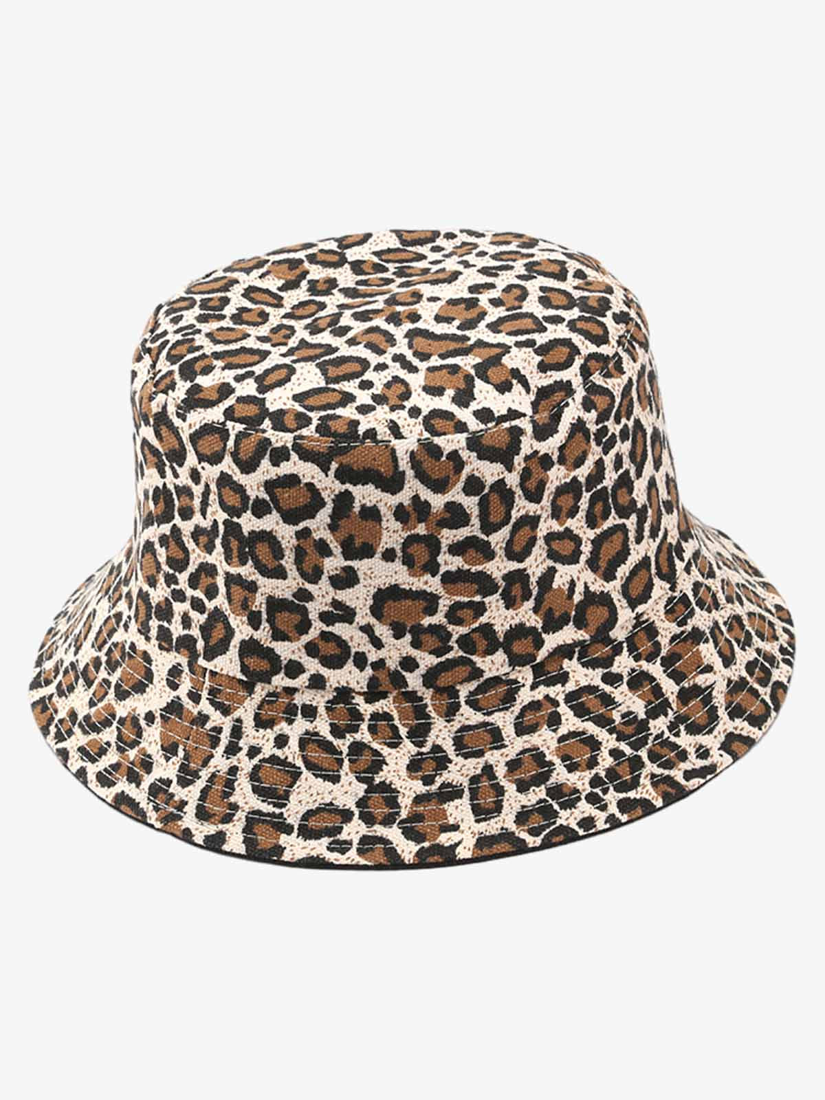 Leopard Print Bucket Hat - Stylish and Versatile for Everyday Wear 