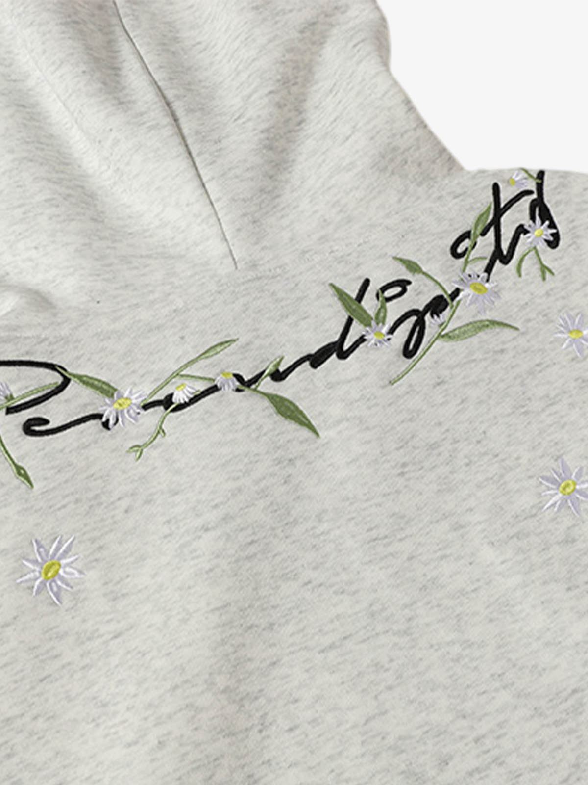 Floral Embroidered Hoodie for Men and Women - Trendy and High-Quality Design 