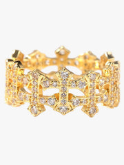 Hollow Cross Ring 
