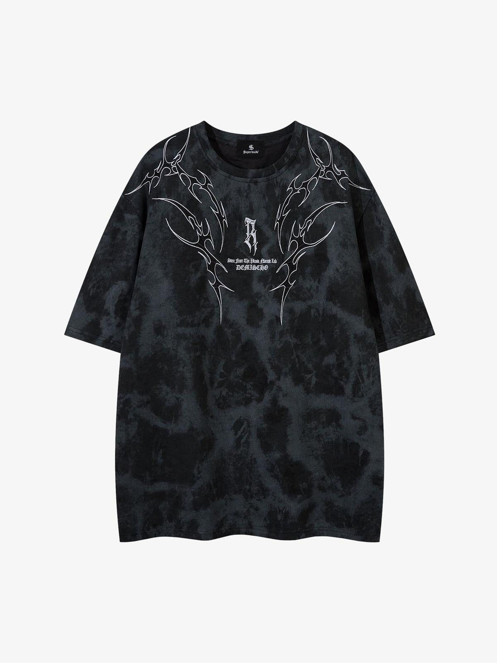 Tribal Thorn Graphic Casual T-Shirt 