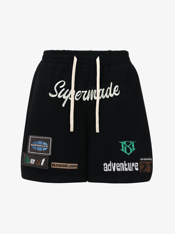 Street Graphic Drawstring Shorts 
