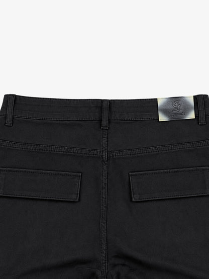 Studded Zip-Detail Bootcut Jeans