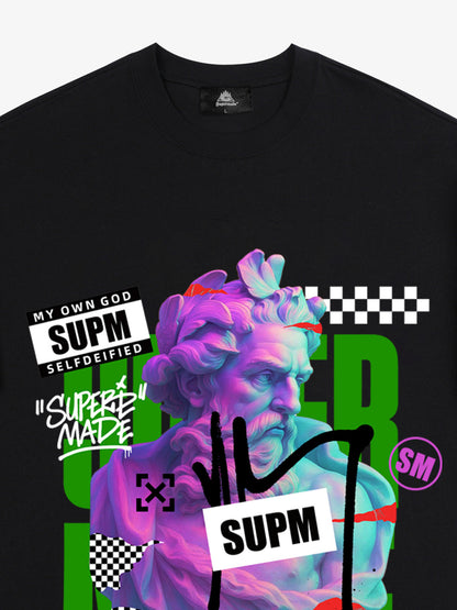 Unique Graphic T-Shirt with Bold Artistic Design for Men 