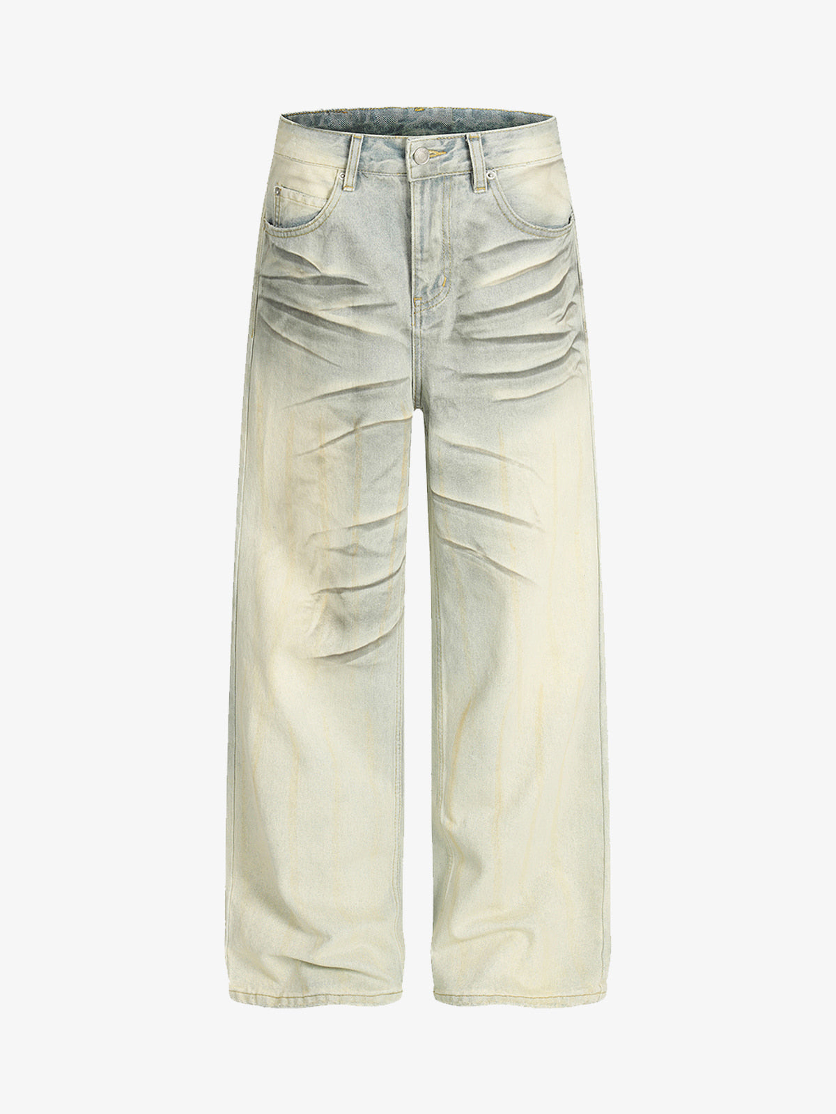 Distressed Wide-Leg Jeans for Women - Fashionable and Comfortable Denim Trousers 