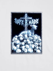 Gothic Cross Skull Graphic T-Shirt 