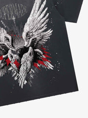 Six-Winged Archangel Splatter Graphic Tee