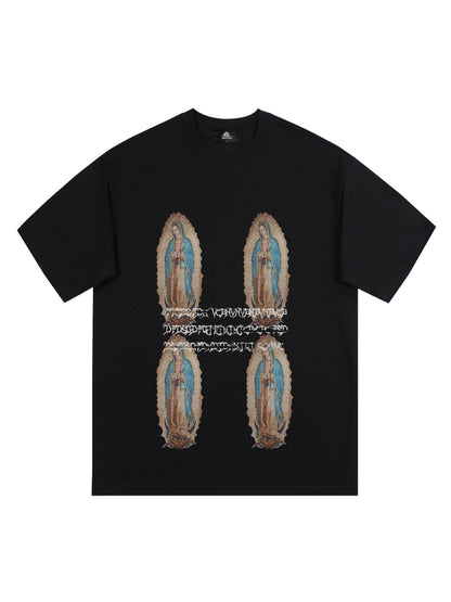 Original Virgin Mary Print T-Shirt 