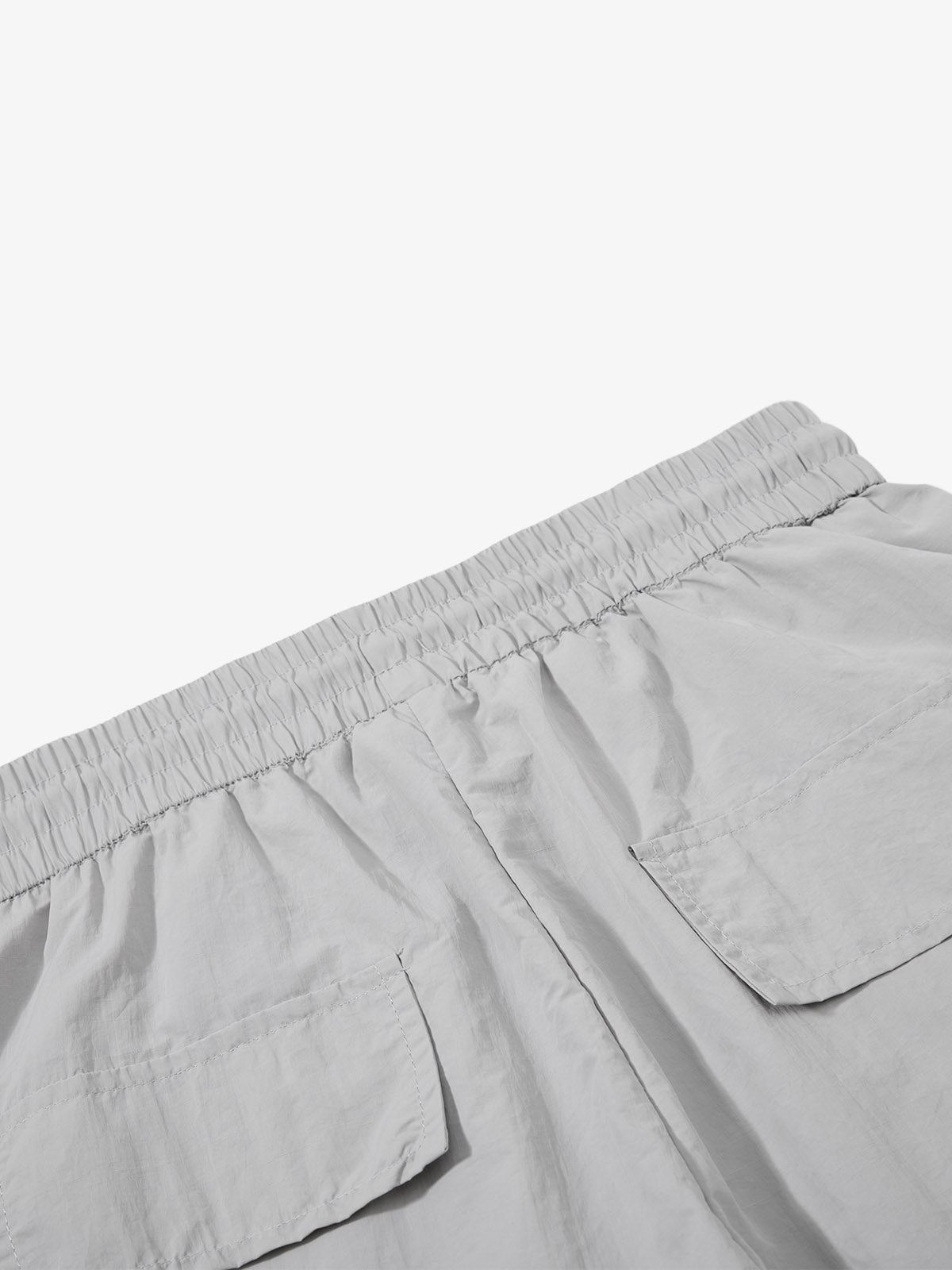 Music Note Print Baggy Nylon Cargo Pants