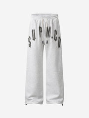 Camo Terry Embroidered Baggy Sweatpants