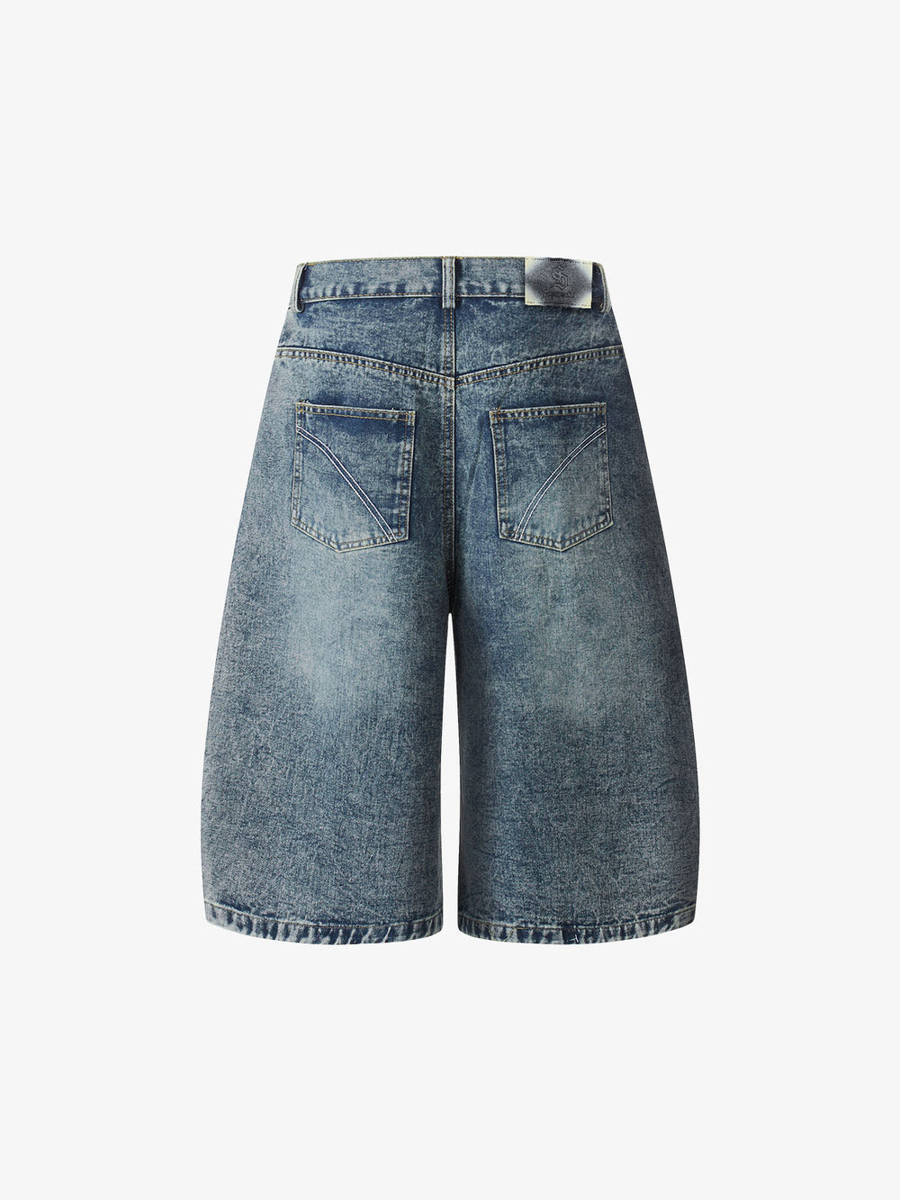 Rivet Detail Barrel Baggy Jorts