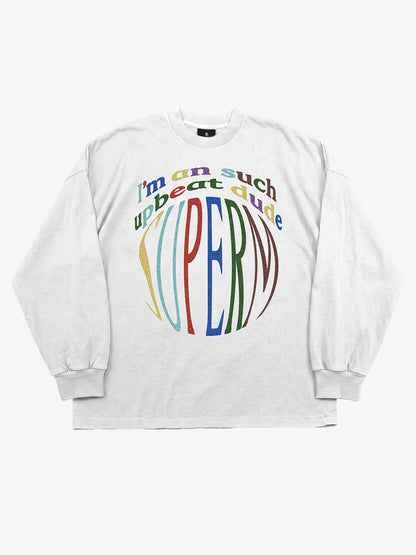 Letter Graphic Long Sleeve Tee
