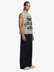 Drawstring Wide Leg Relaxed Sweatpants 