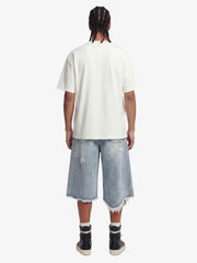 Distressed Number 69 Graphic Print T-Shirt 