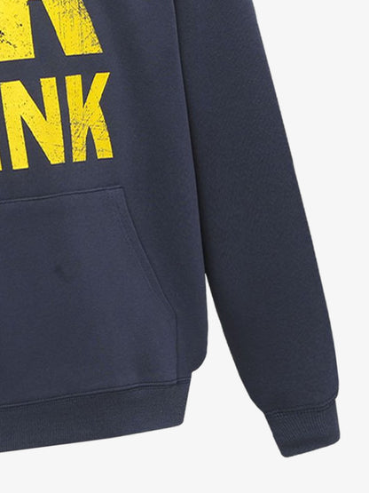 No Food or Drink Graphic Hoodie for Casual Wear 