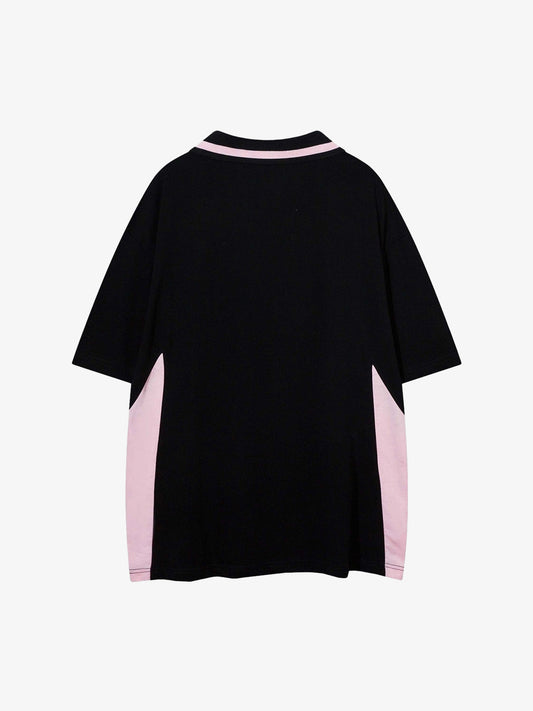 Thesupermade Hip-hop Loose Sports Casual T-shirt 