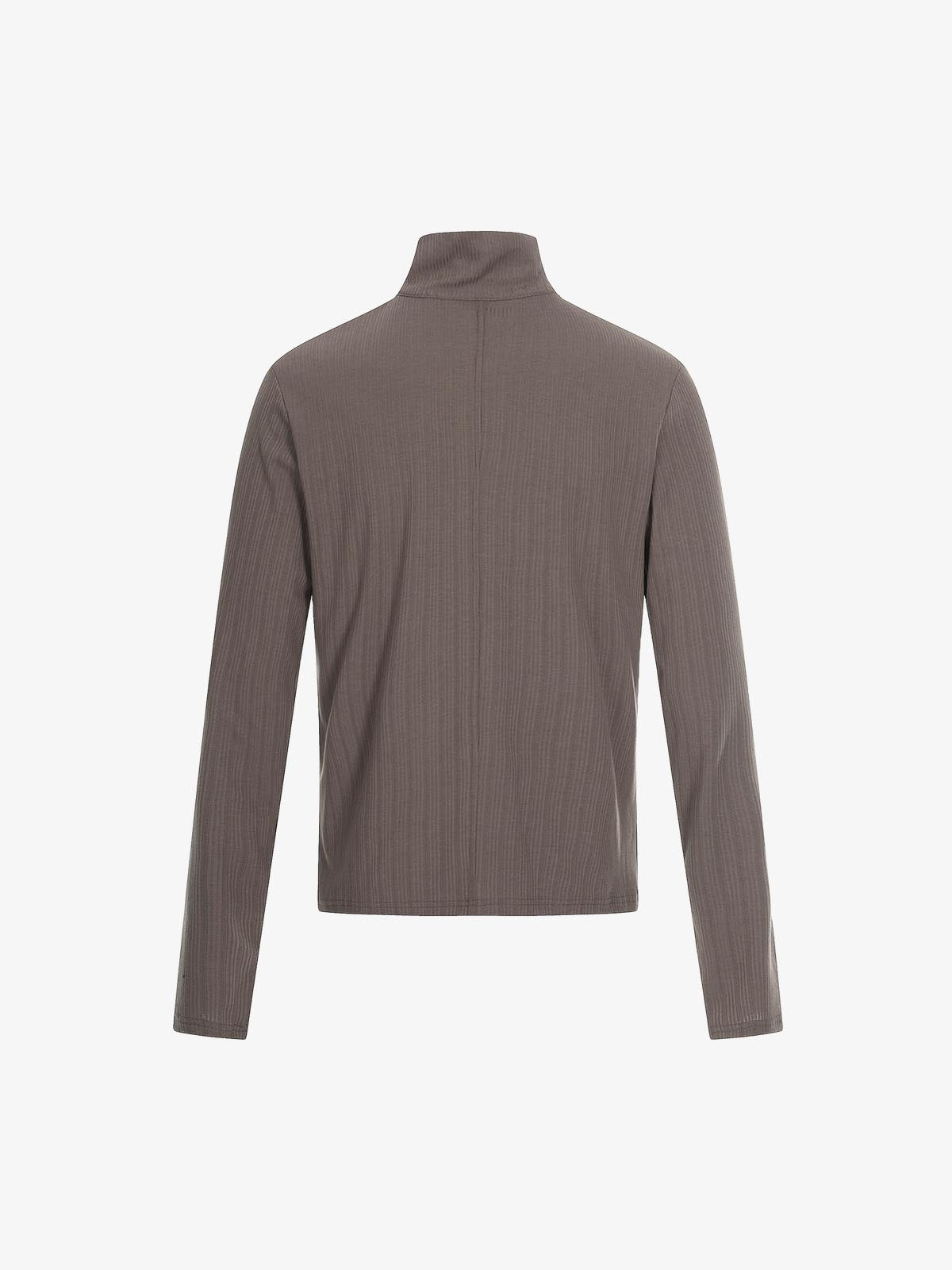 Retro Punk Print Knit Cardigan Long Sleeve Top