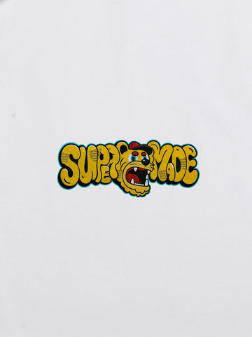 Street Graffiti Trendy Tiger Head Font T-Shirt 