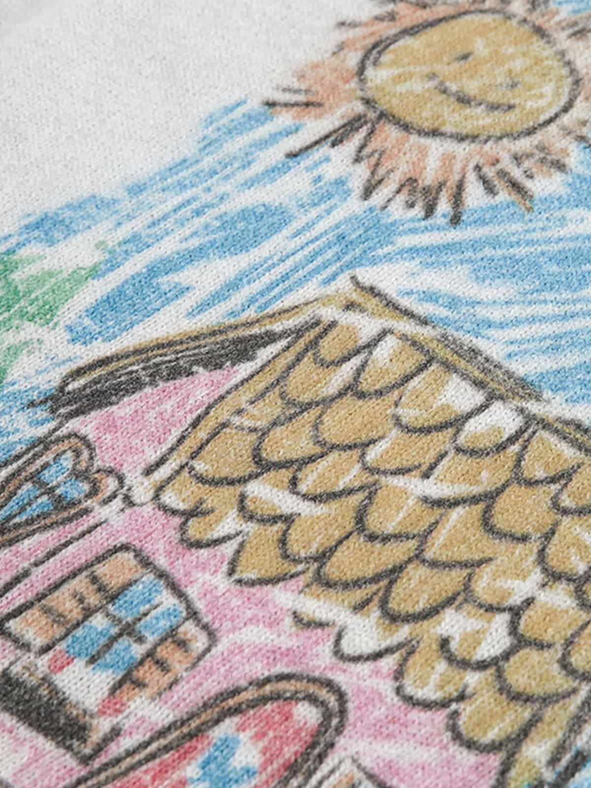 Cozy Cottage Sweater - Perfect for Casual and Festive Occasions 