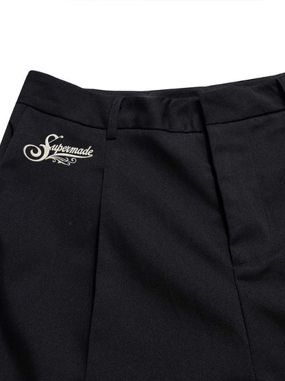 Court-Inspired Wide-Leg Trousers