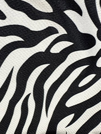 Mixed Animal Print Soccer Shorts 