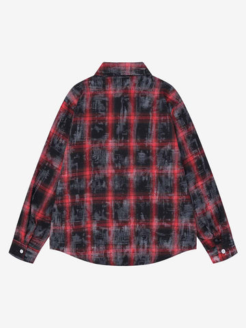 Plaid Dark Graphic Shirt