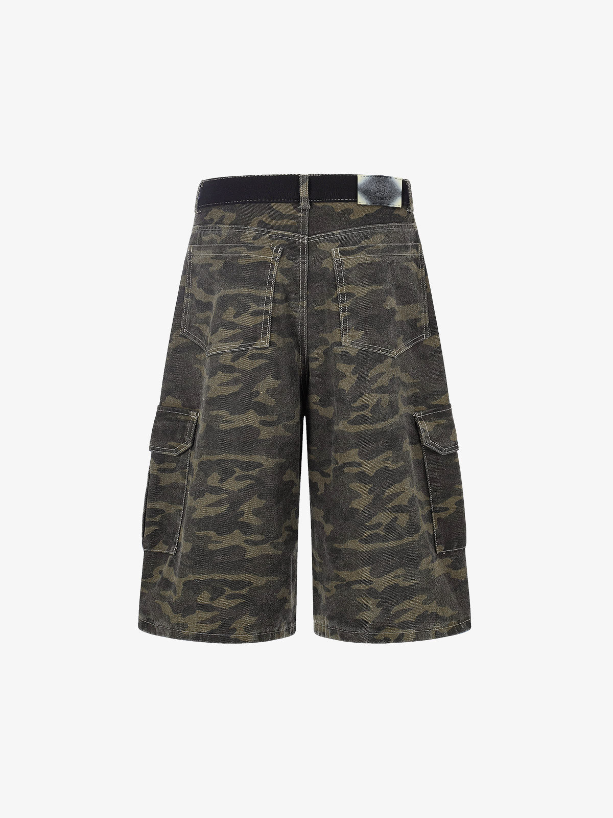 Camo Patchwork Pocket Jorts