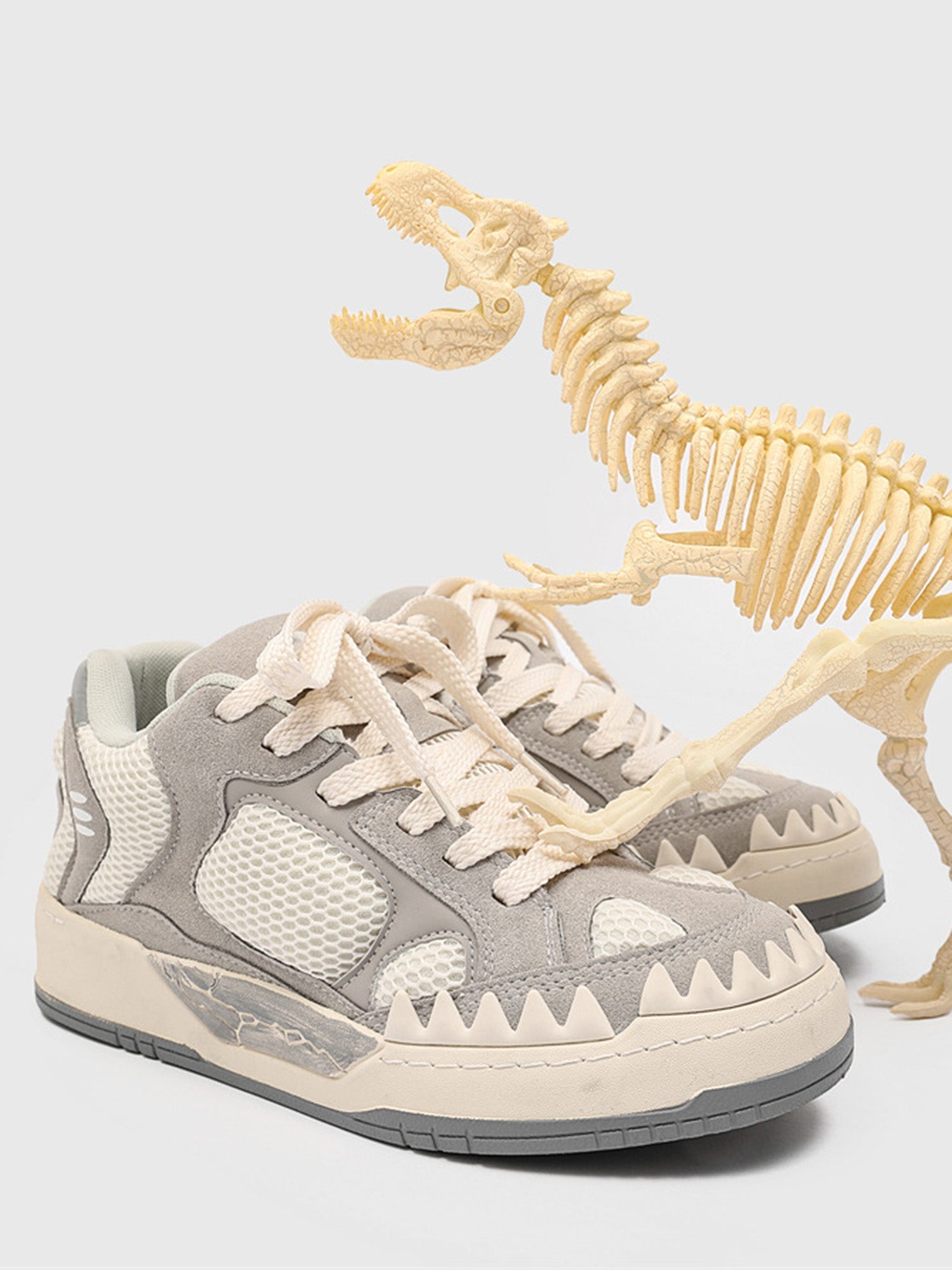 Dinosaur Exoskeleton Hip Hop Thick Sole Sneakers