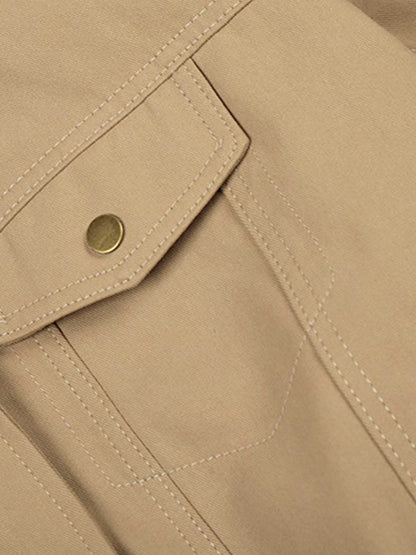 Stylish Unisex Bomber Jacket with Detachable Faux Fur Collar - Perfect for Casual and Trendy Looks 