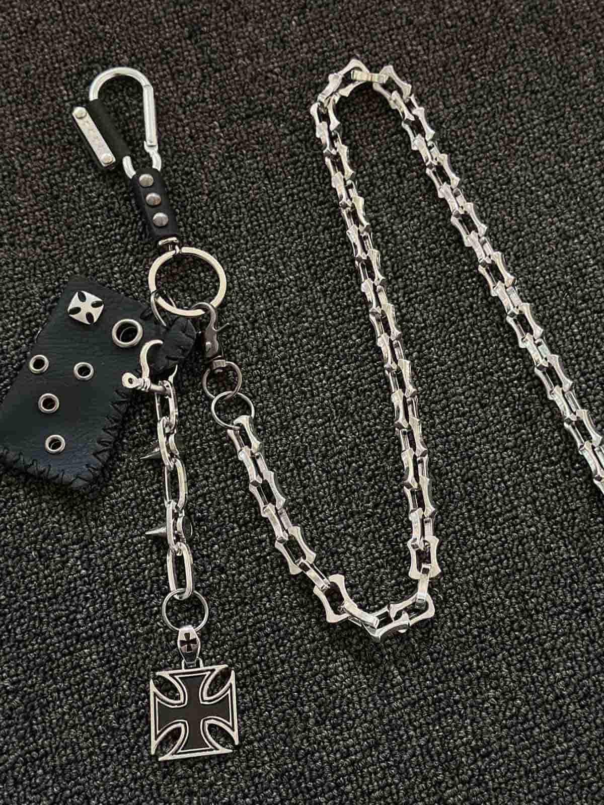 Cross Lighter Case Wallet Chain 
