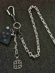 Cross Lighter Case Wallet Chain 