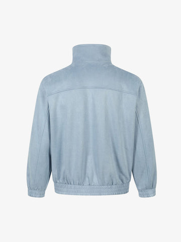 Three-Stripe Patchwork Button-Up Jacket
