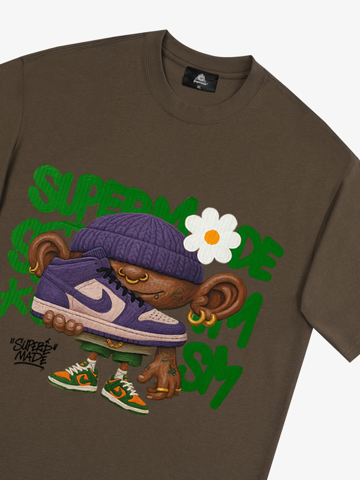 Thesupermade Cartoon Graffiti Sneaker Lovers T-shirt 