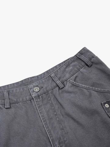 Vintage Strap Detail Carpenter Pants 