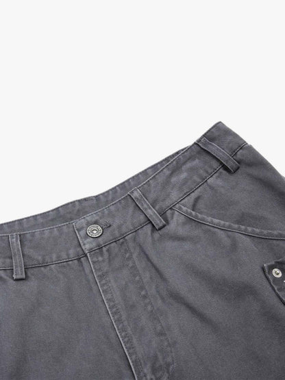 Vintage Strap Detail Carpenter Pants 