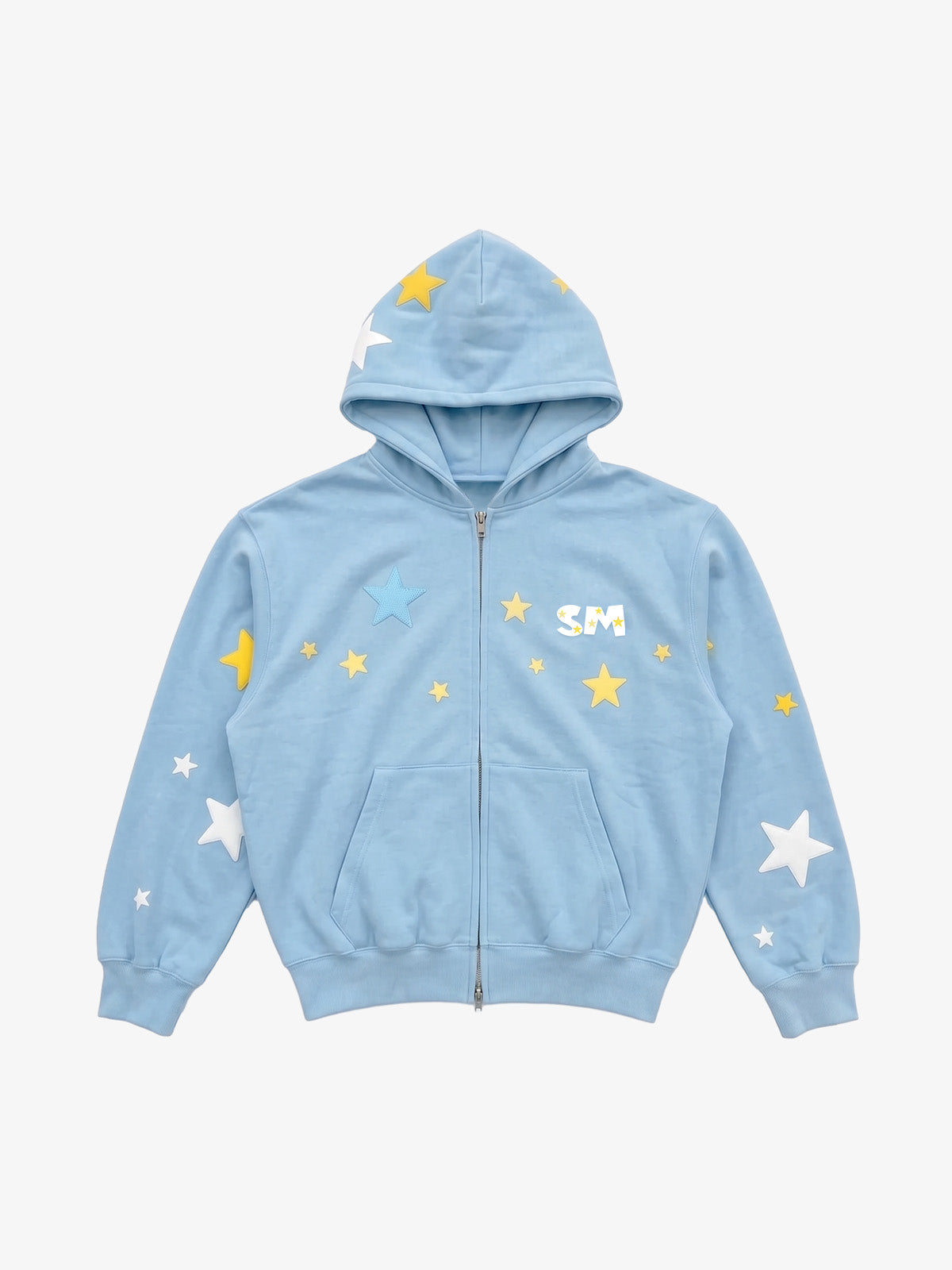 Star Foam Graphic Color Block Sweat Set
