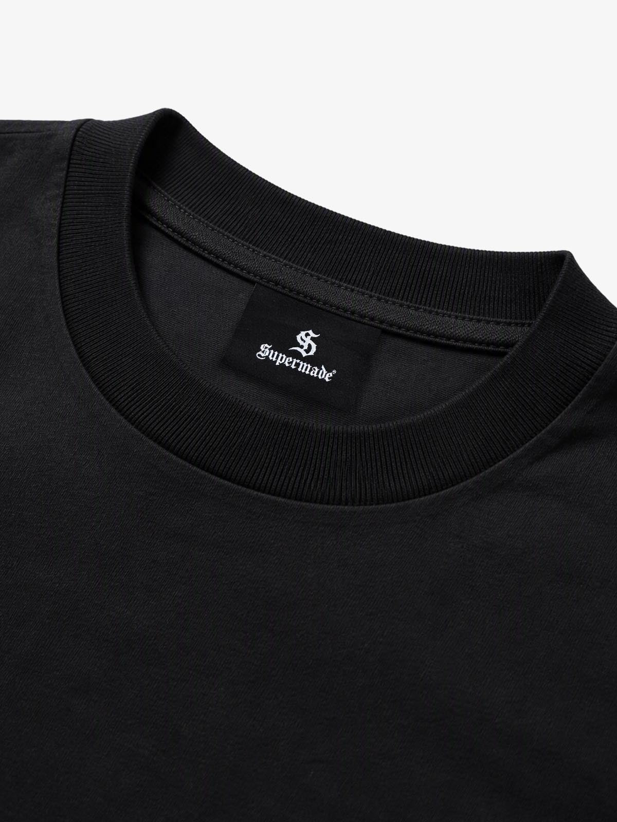 Gaming Character Graphic Washed Boxy Long Sleeve Tee