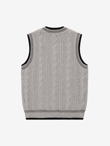 Street Retro Knit Pullover Sweater
