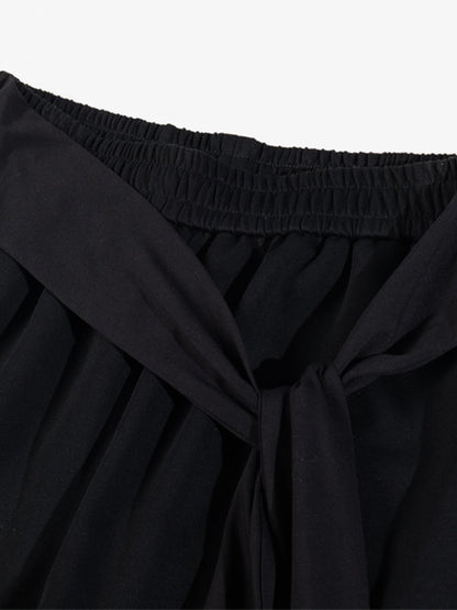 Stylish Wide-Leg Pants with Graphic Print and Text Design for Casual Wear 