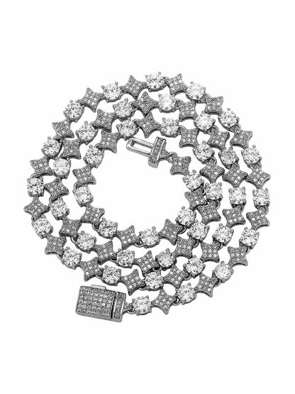 Zircon Star Chian Necklace 