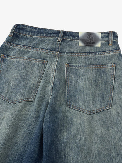 Wide-Leg Denim Trousers for Modern Fashionistas 