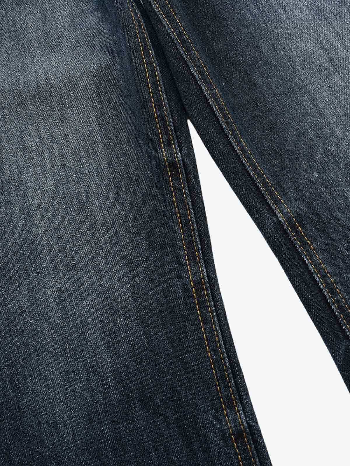 Thesupermade Metallic Studded Low Rise Bootcut Jeans