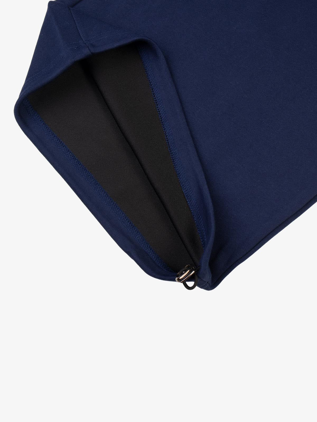 Playful Graphic Double-Waist Layered Sweatpants
