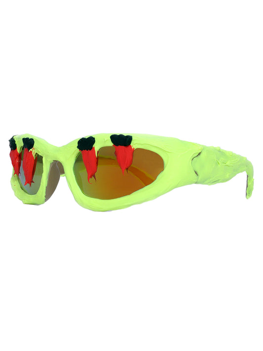 Fun Carrot-Embellished Sunglasses 
