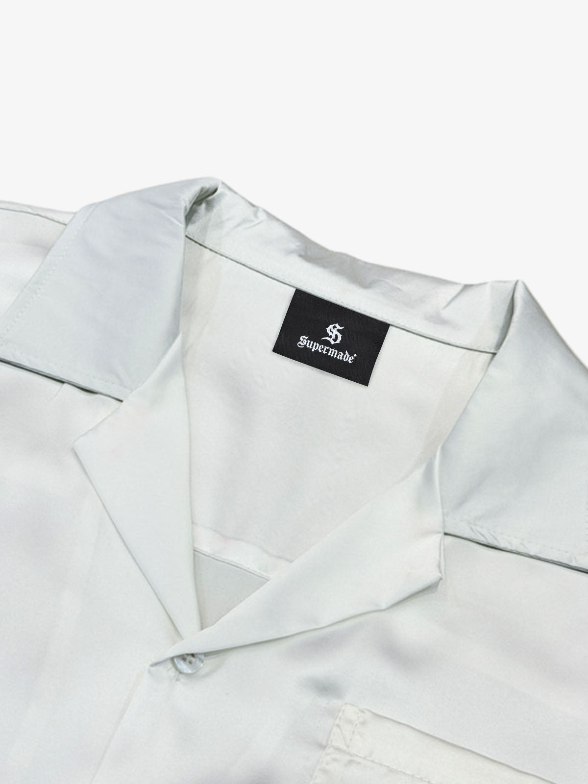 Vintage Seascape Camp Collar Boxy Shirt 
