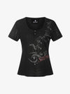 Music Note Graphic Slim Fit Short Sleeve T-Shirt 