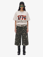 Liquid Metal Graphic Washed T-Shirt 