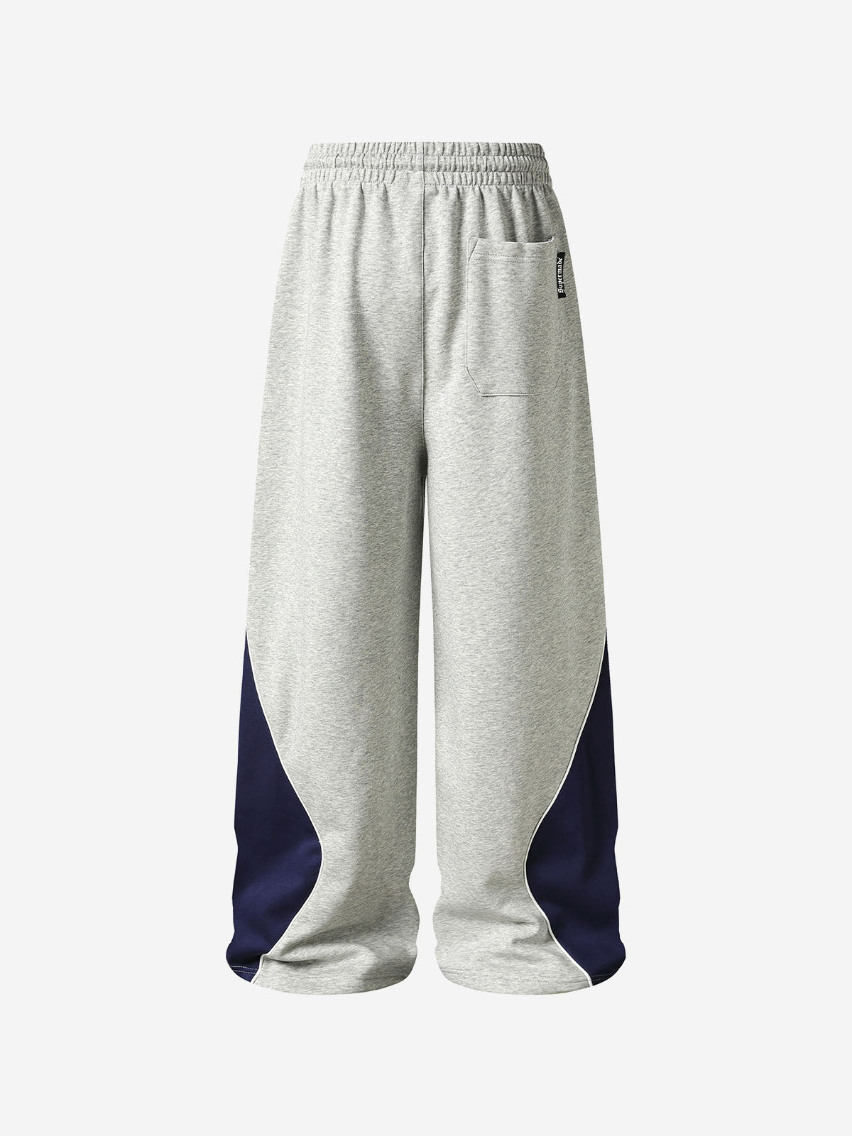 Color Block Embroidered Adjustable-Hem Sweatpants