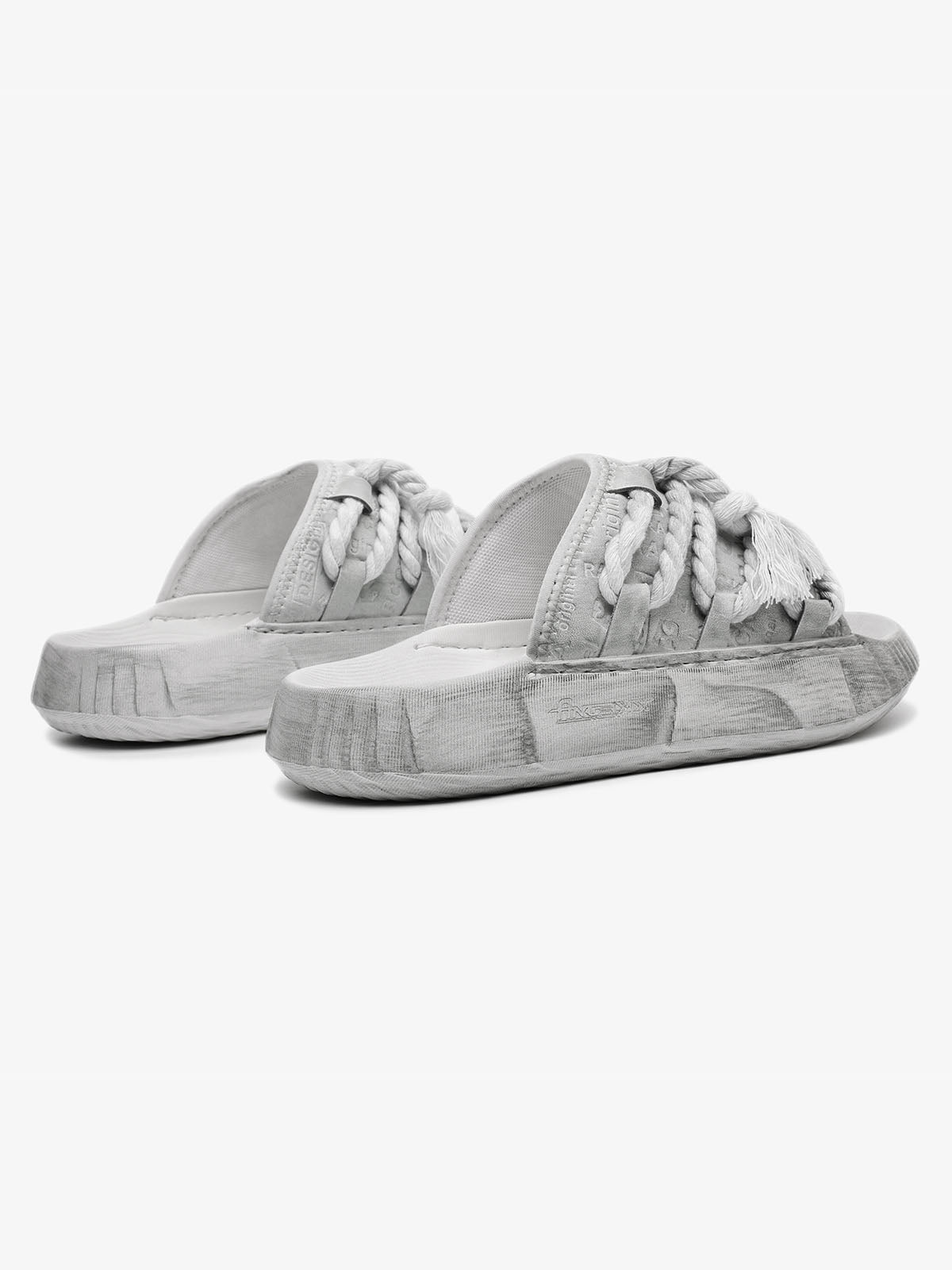 Stylish Rope Design Slip-On Sandals for Summer Comfort 